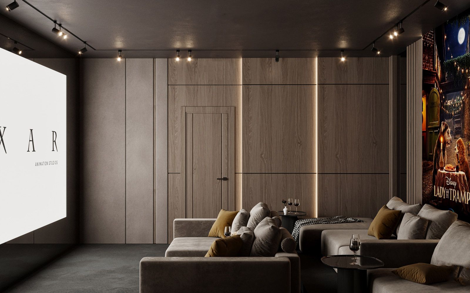 home cinema led wall